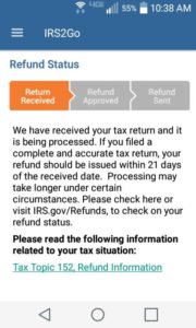 Where can you find the refund date schedule for tax refunds?