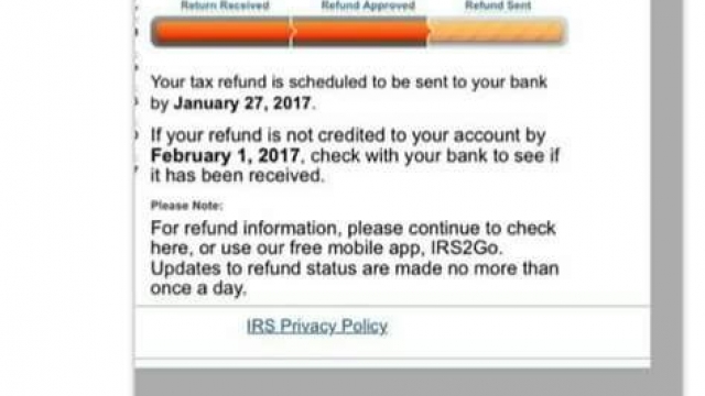 How can taxpayers access their Where's My Refund page?