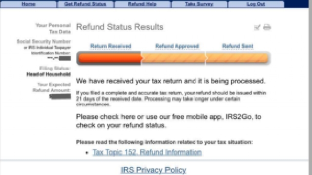 Efile Refund Chart