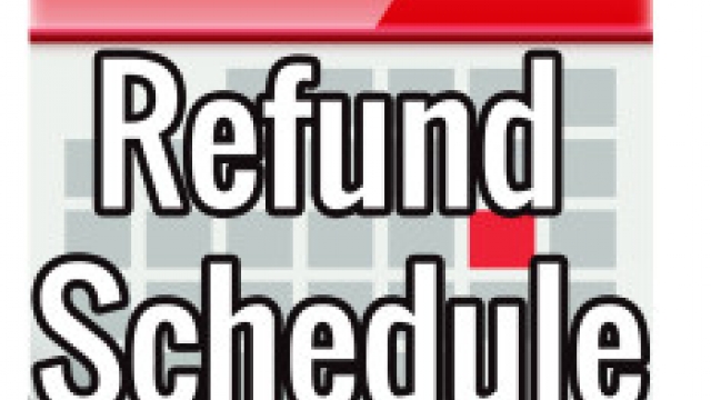 What is the IRS refund schedule?